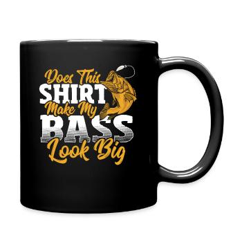 Est-ce que cette chemise donne à ma basse un aspect de grosse basse - Mug uni - noir - Droite