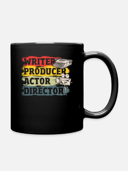Scénariste Producteur Acteur Réalisateur Cinéaste - Mug uni - noir