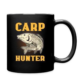Carp Hunter Carp Fishing Fish Hunting - Full Colour Mug - black - Right