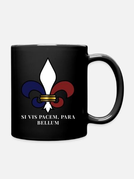 Fleur de Lys - Mug uni - noir