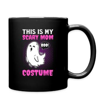 Halloween This Is My Scary Mom Costume Boo - Tasse einfarbig - Schwarz - Rechts