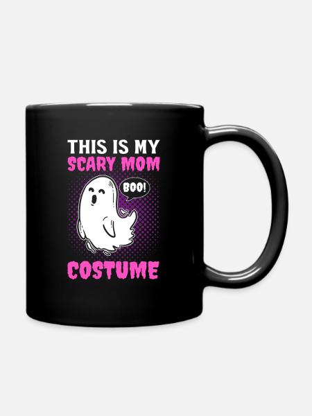 Halloween This Is My Scary Mom Costume Boo - Tasse einfarbig - Schwarz