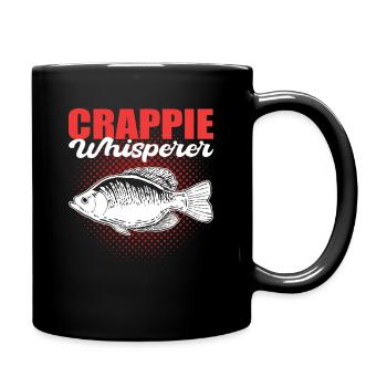 Crappie Whisperer Crappie Fishing Fish Hunting - Full Colour Mug - black - Right