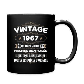 Vintage 1967 Édition Limitée - Mug uni - noir - Droite