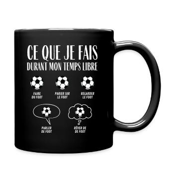 drôle,humour,humoristique,idée cadeau,original,phr - Mug uni - noir - Droite