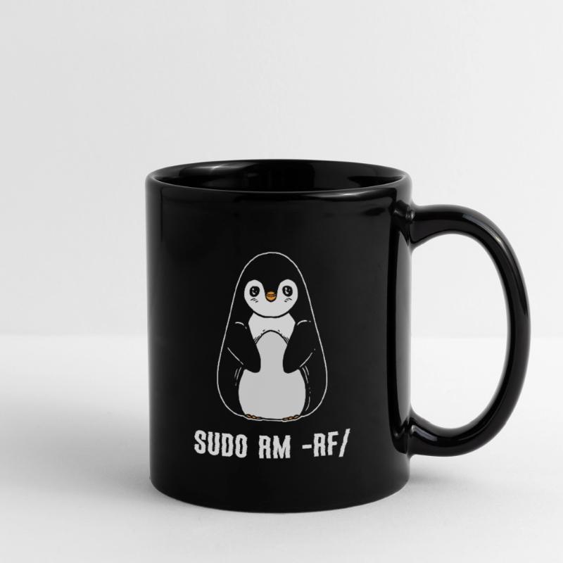 sudo rm rf / Linux Computer Programmer Full Colour Mug