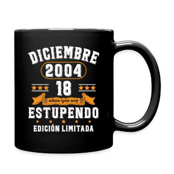 18 Ans Anniversaire Vintage Né(e) en Décembre 2004 - Mug uni - noir - Droite