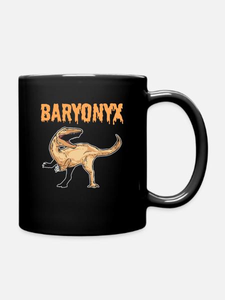 Baryonyx Dinosaur - Full Colour Mug - black