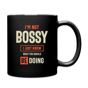 Ich bin nicht herrisch komisch sarkastisch - Tasse einfarbig - Schwarz - Rechts