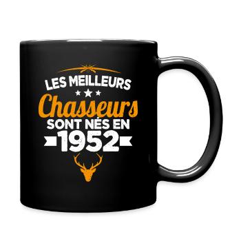 Les Meilleurs Chasseurs nés en 1952 Cadeau - Mug uni - noir - Droite