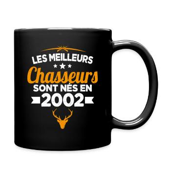 Les Meilleurs Chasseurs nés en 2002 Cadeau - Mug uni - noir - Droite