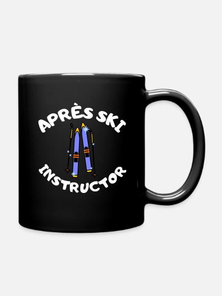 Après Ski Instructor - Tasse einfarbig - Schwarz