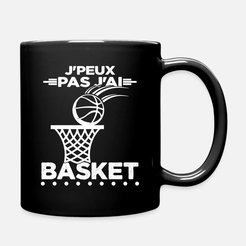 J'Peux pas j'ai Basket Idée Joueur BasketBall - Mug uni - noir