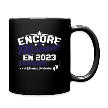 Encore Mamie En 2023 Cadeau Future Grand-mère - Mug uni - noir - Droite