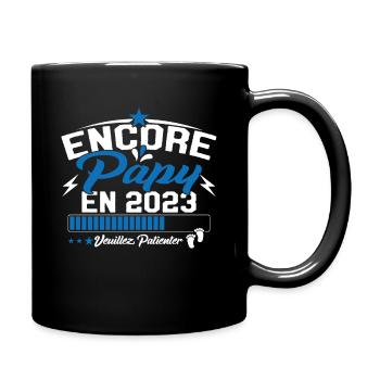 Annonce Grossesse Encore Papy 2023 Cadeau - Mug uni - noir - Droite