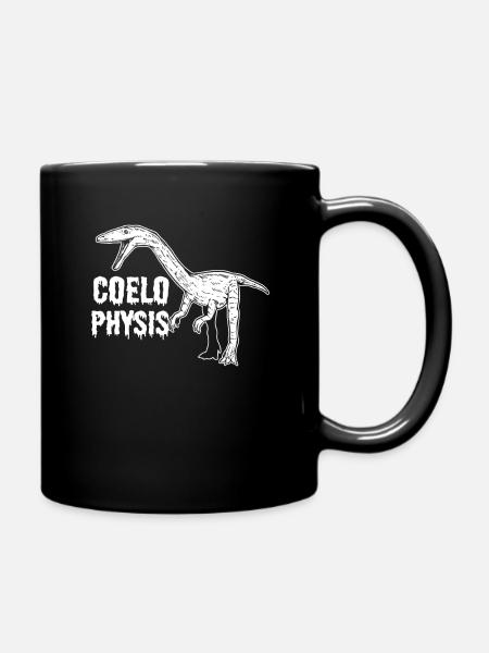 Coelophysis Dinosaur - Full Colour Mug - black