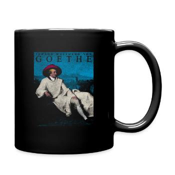 JOHANN WOLFANG VON GOETHE LITTÉRATURE POP-ART - Mug uni - noir - Droite