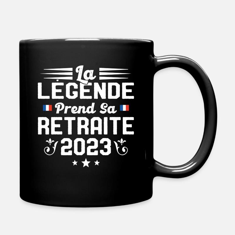 La Légende Prend Sa Retraite 2023 - Mug uni - noir