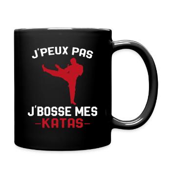 cadeau karaté art martial pour joueur de karaté - Mug uni - noir - Droite