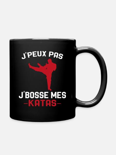 cadeau karaté art martial pour joueur de karaté - Mug uni - noir