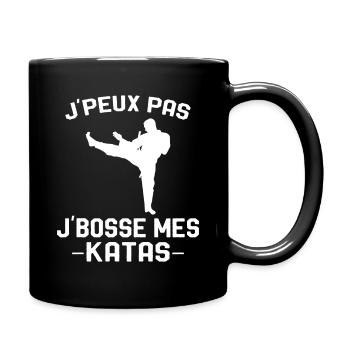 cadeau karaté art martial pour joueur de karaté - Mug uni - noir - Droite