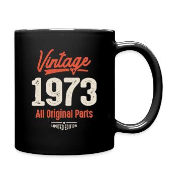 Millésime né en 1973 - 49ème anniversaire - Mug uni - noir - Droite