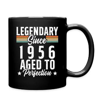 Légendaire Depuis 1956 - Mug uni - noir - Droite