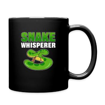Snake Whisperer Snake Owner - Full Colour Mug - black - Right