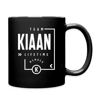 Nom personnalisé Membre à vie de l’équipe Kiaan - Mug uni - noir - Droite