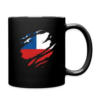 CHILEAN FLAG SOUTH AMERICA CHILE - Full Colour Mug - black - Right