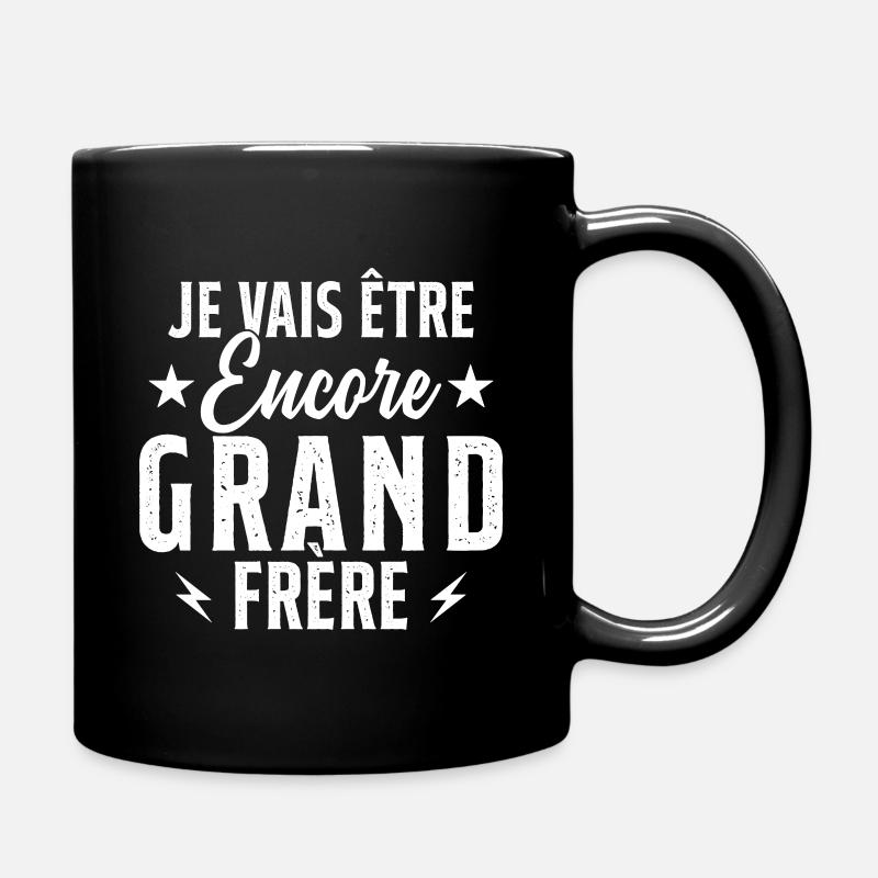 Je Vais Être Grand Frère - Mug uni - noir
