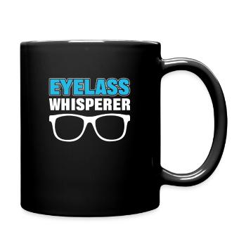 Eyeglass Whisperer Ophtalmologiste Opticien - Mug uni - noir - Droite