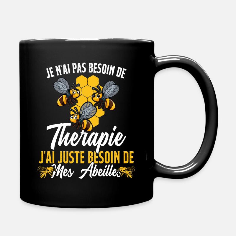 J'ai Juste Besoin D'aller Voir Mes Abeilles Cadeau - Mug uni - noir
