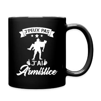 Je Peux Pas J'ai Armistice Soldier Cadeau - Mug uni - noir - Droite