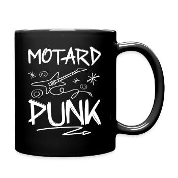 Fan De Motos Motard Punk Rock - Mug uni - noir - Droite
