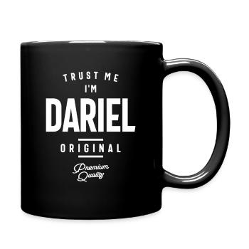 Croyez-moi, je suis Dariel Nom personnalisé - Mug uni - noir - Droite