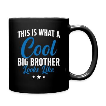 Grand Frère Cadeau Humour - Mug uni - noir - Droite