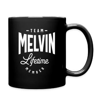 Nom personnalisé Melvin - Mug uni - noir - Droite