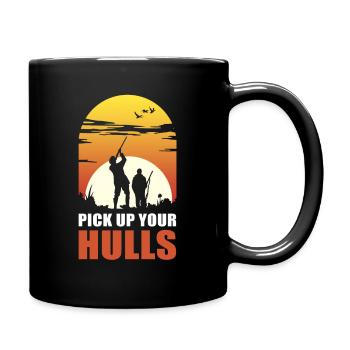 Chasse aux pigeons Chasse aux pigeons Chasseurs de pigeons Oiseaux oiseaux - Mug uni - noir - Droite