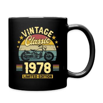 Moto Vintage 1978 45 Ans Anniversaire - Mug uni - noir - Droite