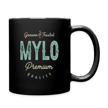 Genuine Mylo Funny Personalized Name - Full Colour Mug - black - Right