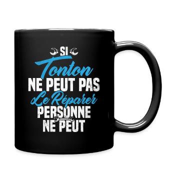 Si Tonton Ne Peut Pas Le Réparer Tonton Humour - Mug uni - noir - Droite