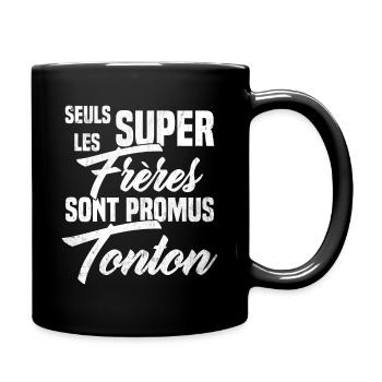 Les Super Freres sont Promus Tonton Grossesse - Mug uni - noir - Droite