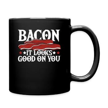 Petit-déjeuner Speck Schinekn Sau - Mug uni - noir - Droite