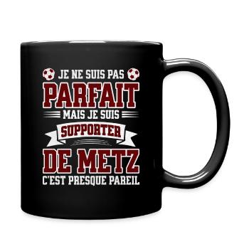 Supporter Football Metz Foot Fier Messin - Mug uni - noir - Droite