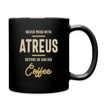 Atreus Personalized Name - Full Colour Mug - black - Right