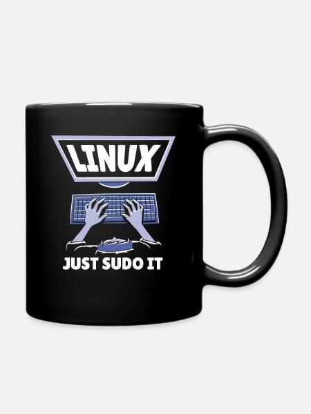 Logiciel Linux Programme de programmation Open Source - Mug uni - noir