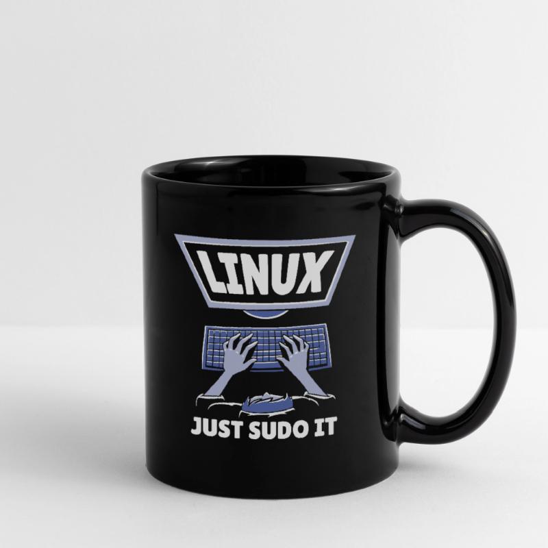 Linux Software Open Source Programmieren Programmi Tasse einfarbig