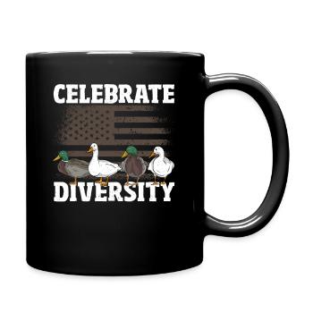 Canards Diversité Sauvagine - Mug uni - noir - Droite