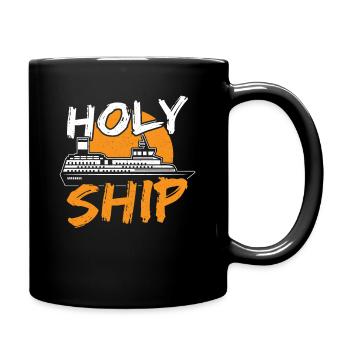 Heiliges Schiff Kreuzfahrt Urlaub Familienausflug - Tasse einfarbig - Schwarz - Rechts